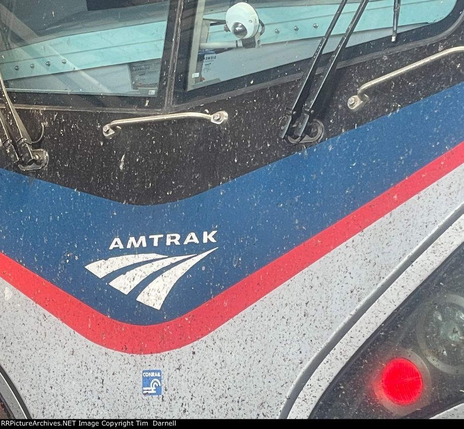 AMTK 608 Conrail sticker closeup